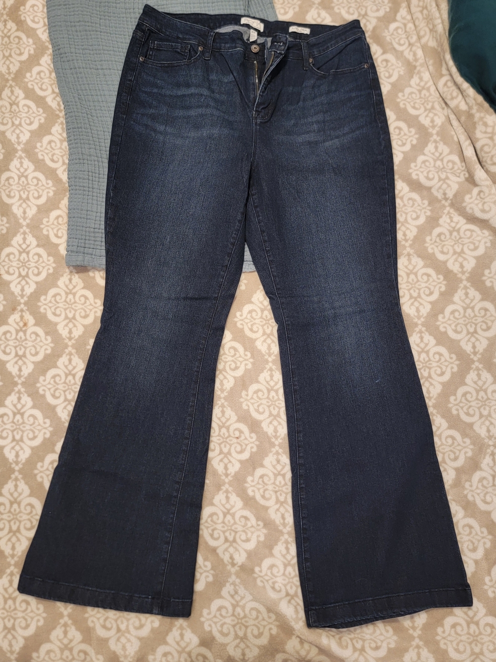 sofia by sofia vergara Dark Indigo Flare Jeans